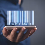 Bar Code Identity Marketing Data Encryption Concept